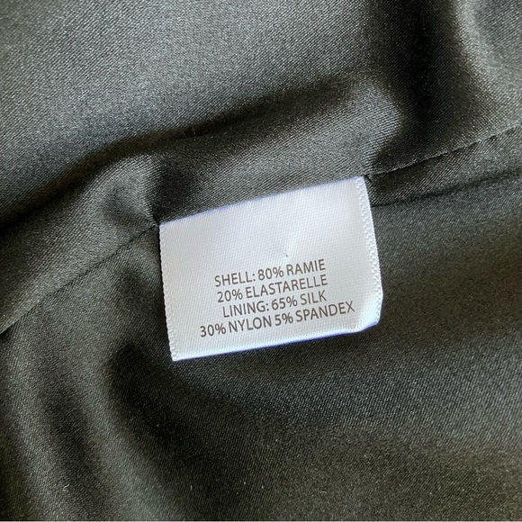 Eileen Fisher Zipper Front Blazer Women's Size M Ink Color Jacket Silk Lining - Picture 7 of 11